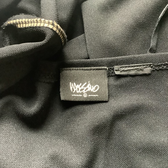 Massimo Black Polyester Jersey Knit Jacket - Picture 4 of 4